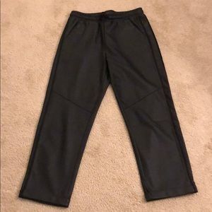 Faux Black Leather Peyton Jensen Joggers